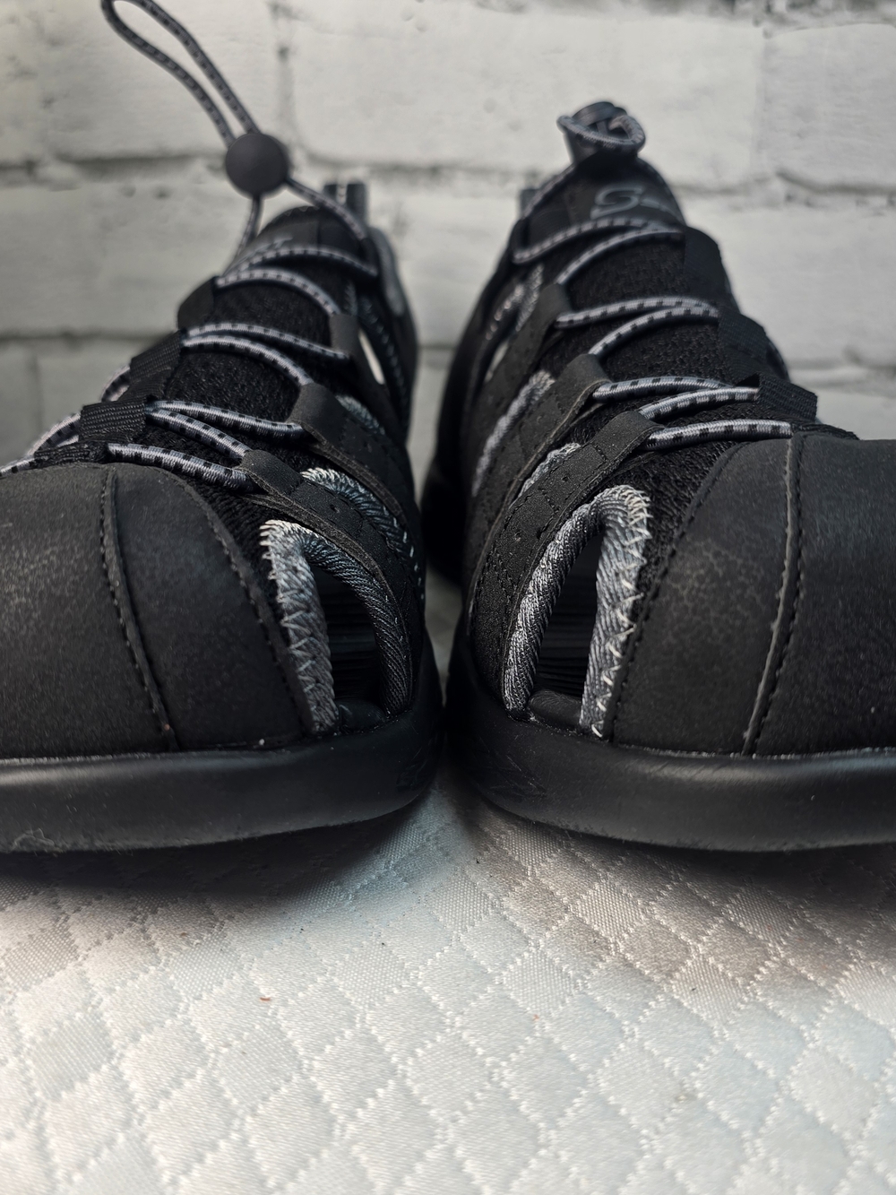 S SPORT BY SKECHERS MIZZA CLOSED TOE HIKING SANDALS BLACK MENS 11 EUC - Picture 5 of 8